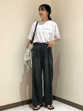 「アイテム（その他）」を使った、るこ。さん（レディース・170cm）の秋コーディネート