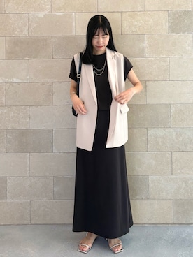 「Doux archives（ドゥアルシーヴ）のアイテム」を使った、るこ。さん（レディース・173cm）の春コーディネート