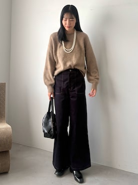 「アイテム（その他）」を使った、るこ。さん（レディース・173cm）の冬コーディネート