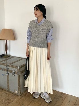 「アイテム（その他）」を使った、るこ。さん（レディース・170cm）の秋コーディネート