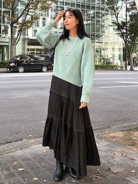 るこ。さん(レディース・173cm)の冬コーディネート