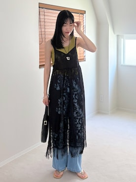 るこ。さん（レディース・173cm）の夏コーディネート