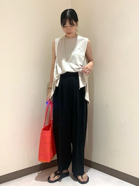 「アイテム（その他）」を使った、るこ。さん（レディース・170cm）の夏コーディネート