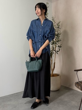 「Doux archives（ドゥアルシーヴ）のアイテム」を使った、るこ。さん（レディース・173cm）の秋コーディネート