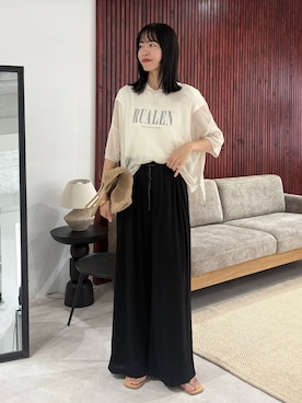 「Doux archives（ドゥアルシーヴ）のアイテム」を使った、るこ。さん（レディース・173cm）の夏コーディネート