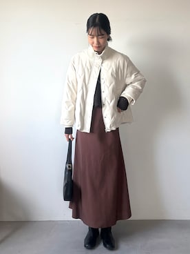 るこ。さん（レディース・173cm）の冬コーディネート