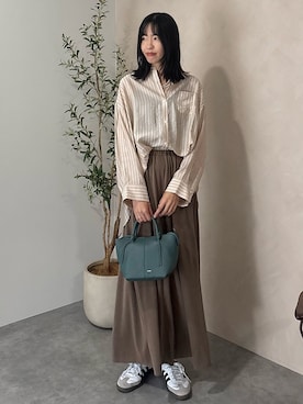 「Doux archives（ドゥアルシーヴ）のアイテム」を使った、るこ。さん（レディース・173cm）の秋コーディネート