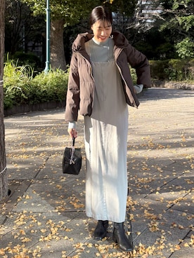 るこ。さん（レディース・173cm）の冬コーディネート