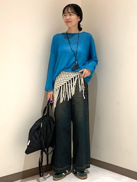 「アイテム（その他）」を使った、るこ。さん（レディース・173cm）の秋コーディネート