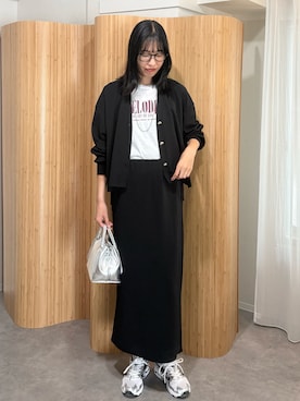 「Doux archives（ドゥアルシーヴ）のアイテム」を使った、るこ。さん（レディース・173cm）の秋コーディネート
