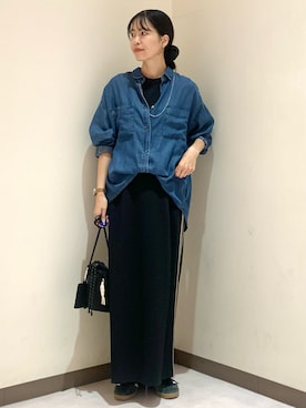 「アイテム（その他）」を使った、るこ。さん（レディース・173cm）の秋コーディネート