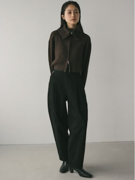 「STYLEMIXER（スタイルミキサー）のアイテム（ニット/セーター）」を使った、mikiさん（レディース・157cm）の春コーディネート