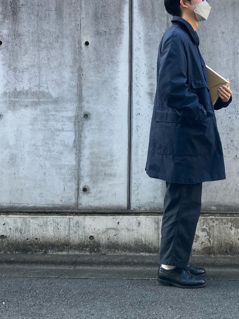 エンジニアードガーメンツ　ステンカラーコート 60/40クロス Sorona®Dupont 中綿 ステンカラーコート【送料無料