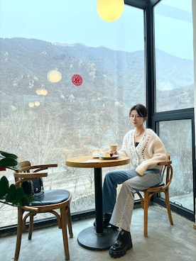 「PRADA（プラダ）のアイテム（その他シューズ）」を使った、Ellie_Lさん（レディース・164cm）の秋コーディネート