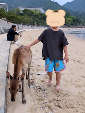 「アイテム（パンツ）」を使った、ゆっきさん（キッズ・120cm）の秋コーディネート