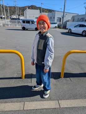 「アイテム（シューズ）」を使った、ゆっきさん（キッズ・135cm）の秋コーディネート