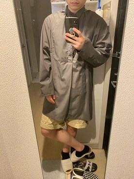 「ARMY TWILL（アーミーツイル）のアイテム（ジャケット/アウター）」を使った、Udaiさん（メンズ・180cm）の夏コーディネート