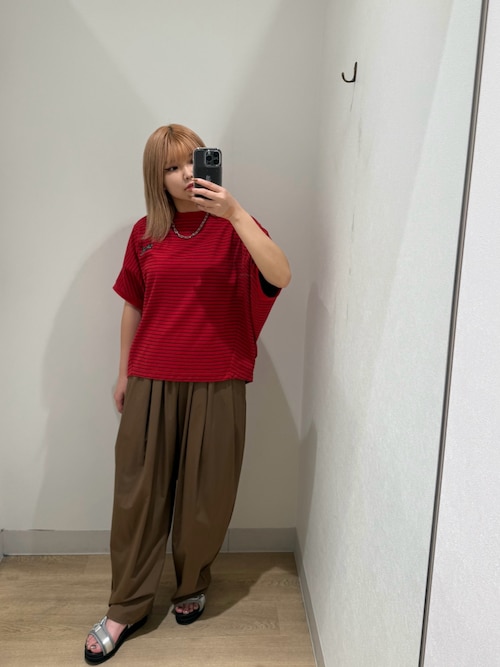 TRANOI. ボーダーコクーントップス（Tシャツ/カットソー