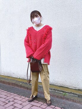 kasumiさん（レディース・154cm）の冬コーディネート