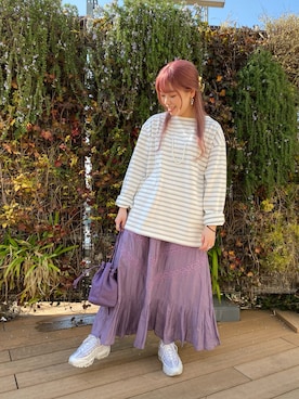 kasumiさん（レディース・154cm）の春コーディネート