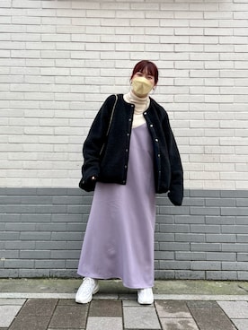 「コロンビア」｜「アイテム（ワンピース/ドレス）」を使った、kasumiさん（レディース・154cm）の秋コーディネート