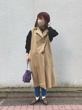 kasumiさん（レディース・154cm）の春コーディネート