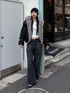 「ストリートファッション」｜モエさん（レディース・167cm）の秋コーディネート