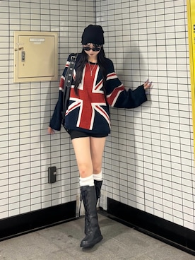 モエさん（骨格ナチュラル・レディース・167cm）の秋コーディネート
