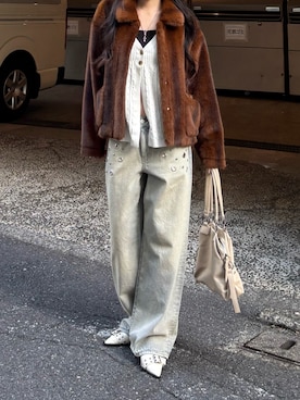 モエさん（レディース・167cm）の冬コーディネート