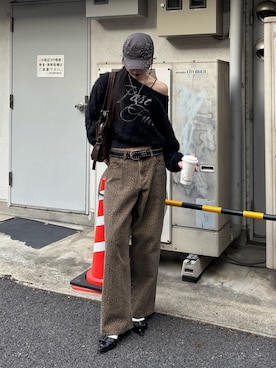 「WHO'S WHO gallery（フーズフーギャラリー）のアイテム（パンプス）」を使った、モエさん（レディース・167cm）の秋コーディネート