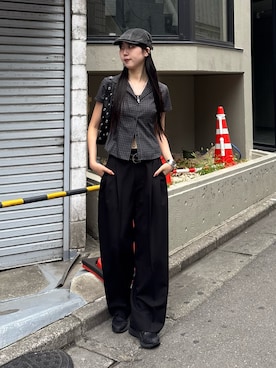モエさん（骨格ナチュラル・レディース・167cm）の夏コーディネート