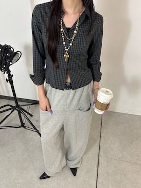 モエさん（骨格ナチュラル・レディース・167cm）の秋コーディネート