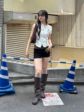 モエさん（レディース・167cm）の春コーディネート