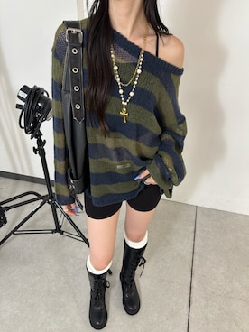 モエさん（骨格ナチュラル・レディース・167cm）の秋コーディネート