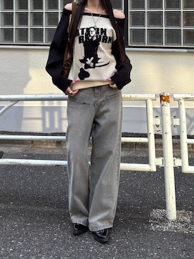 「ストリートファッション」｜モエさん（レディース・167cm）の秋コーディネート