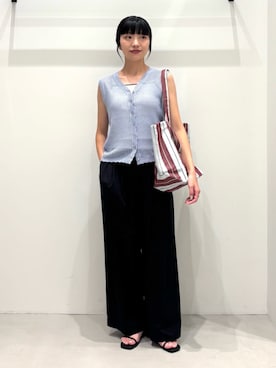 Rina Maruyamaさん（レディース・161cm）の夏コーディネート