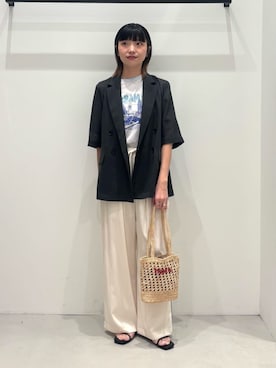 Rina Maruyamaさん(レディース・161cm)の夏コーディネート