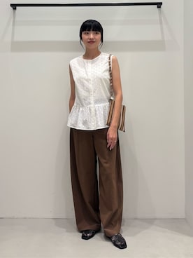 Rina Maruyamaさん（レディース・161cm）の夏コーディネート