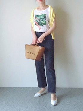「アイテム（ピアス（両耳用））」を使った、K.mさん（レディース・165cm・40代）の夏コーディネート