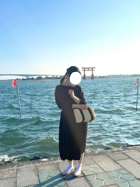 「海」｜「アイテム（パンプス）」を使った、hamm * ゜さん（レディース・152cm）の夏コーディネート
