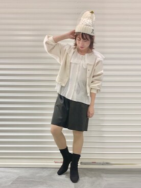 チュール付きニット帽 の人気ファッションコーディネート Wear