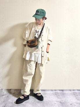 「アイテム（バッグ）」を使った、おめぐさん（レディース・158cm・30代）の秋コーディネート