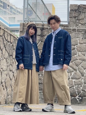 「にゃー」｜ウイニー☆さん（レディース・158cm）の冬コーディネート