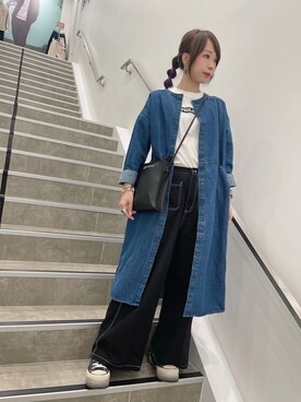 「CABANE de ZUCCa（カバンドズッカ）のアイテム」を使った、ウイニー☆さん（レディース・158cm）の秋コーディネート