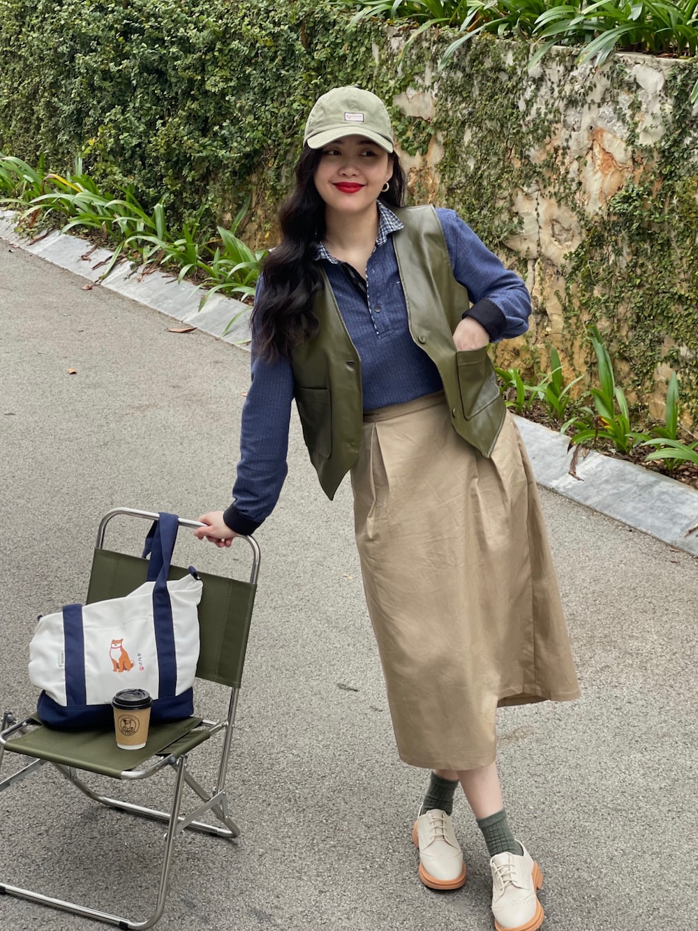 orSlowのミリタリージャケットを使ったレディース人気ファッション