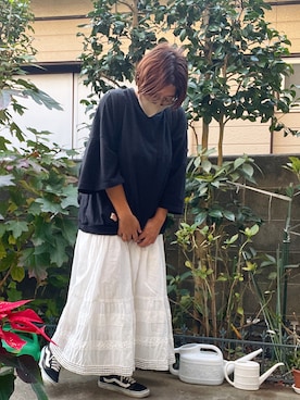 「Java（ジャバ）のアイテム」を使った、あんりさん（レディース・158cm）の秋コーディネート