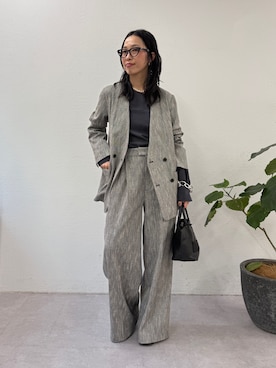 「アイテム（トートバッグ）」を使った、ちはやさん（レディース・158cm・40代）の冬コーディネート