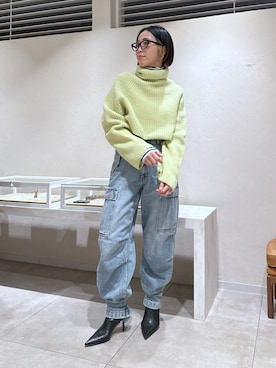 「BLANC..（ブラン）のアイテム」を使った、ちはやさん（レディース・157cm）の冬コーディネート