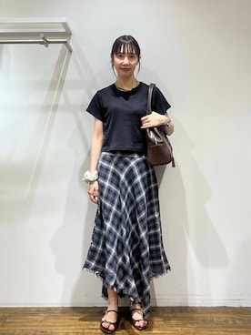 「デート/ロマンティック」｜ちゃんにしさん（レディース・164cm）の夏コーディネート