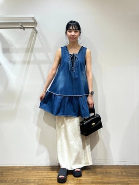 「アイテム（シューズ）」を使った、ちゃんにしさん（レディース・164cm・20代）の夏コーディネート